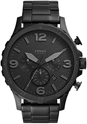 Fossil Men’s Nate Stainless Steel Quartz Chronograph Watch