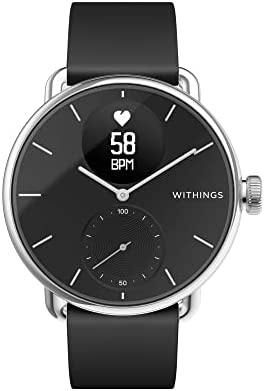 Withings ScanWatch – Hybrid Smartwatch & Activity Tracker with Connected GPS, He…