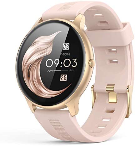 Smart Watch for Women, AGPTEK Smartwatch for Android and iOS Phones IP68 Waterpr…