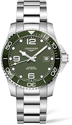 Longines orologio uomo HydroConquest verde 41mm automatico acciaio L3.781.4.06.6