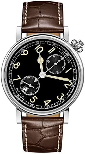 Longines orologio The Longines Avigation Watch Type A-7 1935 41mm nero acciaio u…