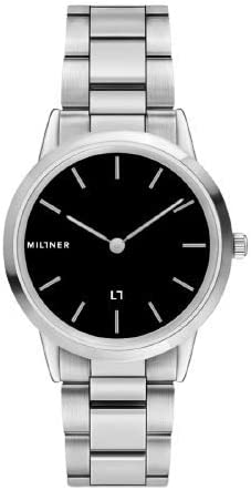 Miltner orologio Chelsea Silver Black 36mm nero quarzo acciaio MLW0003