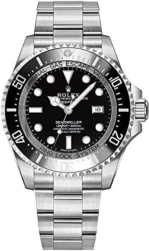 Rolex Sea Dweller Black Dial Stainless Steel Mens Watch 116660
