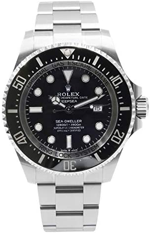 Rolex Deepsea Black Dial Automatic Men’s Stainless Steel Oyster Watch 126660BKSO