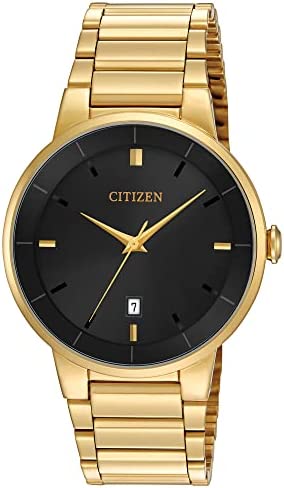 Citizen Men’s BI5012-53E Quartz Gold Tone Stainless Steel Watch Case and Bracele…