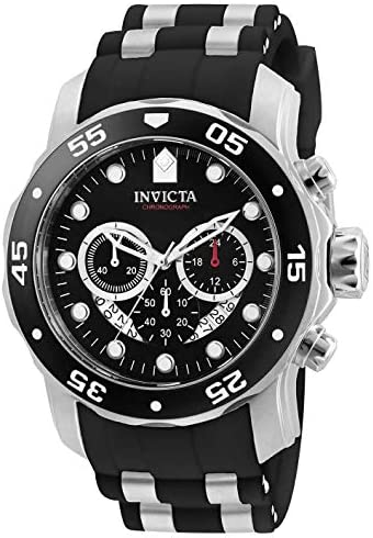 Invicta Men’s 6977 Pro Diver Collection Stainless Steel Watch, Blue Dial Black P…