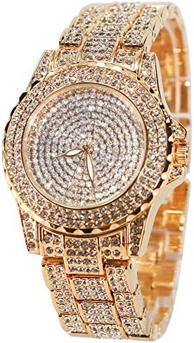 Smalody Round Luxury Women Watch Crystal Rhinestone Diamond Watches Stainless St…