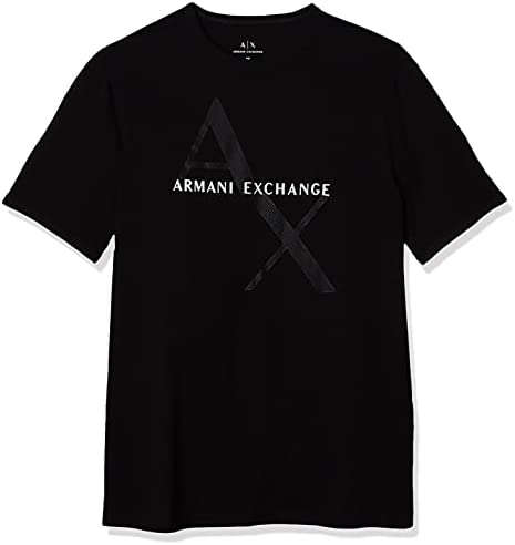 A|X ARMANI EXCHANGE Men’s Crew Neck Logo Tee