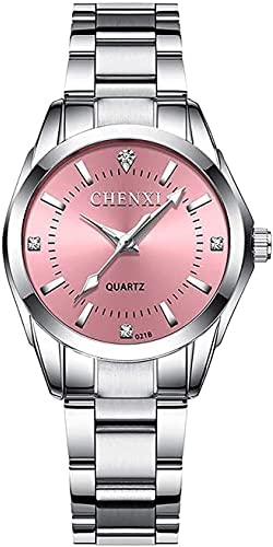 Watches for Women Analog Quartz Silver Stainless Steel Watches Luminous Waterpro…