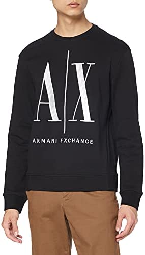 A|X ARMANI EXCHANGE Men’s Icon Project Embroidered Pullover Sweatshirt