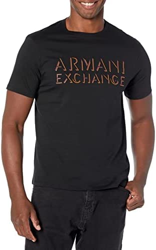 A|X ARMANI EXCHANGE Men’s Shadow Logo Design Slim Fit T-Shirt