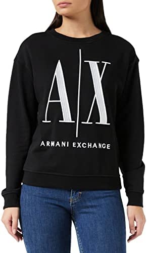 A|X ARMANI EXCHANGE Women’s Icon Project Embroidered Sweatshirt