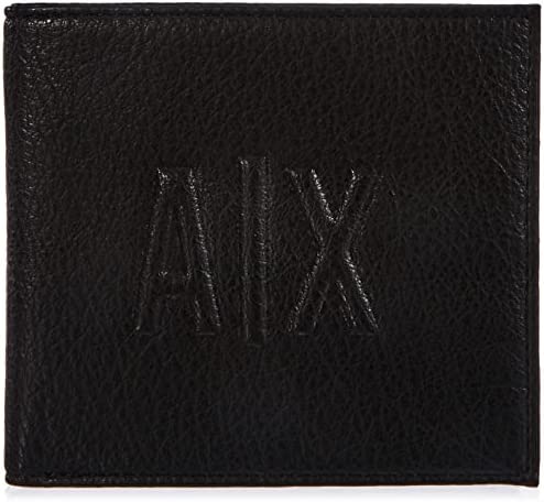 A|X ARMANI EXCHANGE Men’s Embossed Logo Bifold Wallet