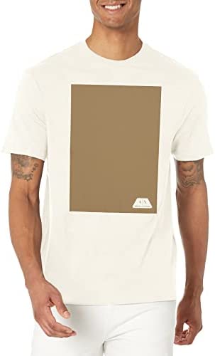 A|X ARMANI EXCHANGE Men’s Box Logo Slub Jersey T-Shirt