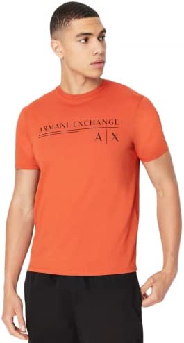 A|X ARMANI EXCHANGE Men’s Underlined Logo Design Slim Fit T-Shirt