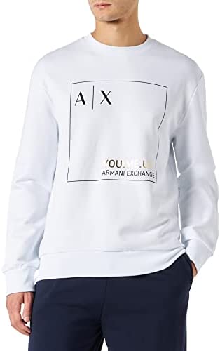 A|X ARMANI EXCHANGE Men’s You.me.us. Logo Pullover Sweatshirt