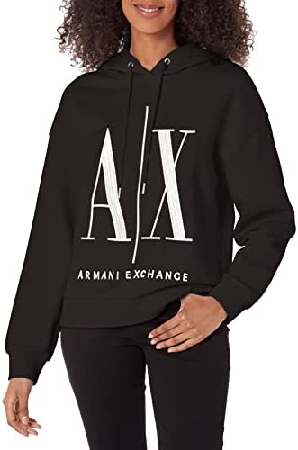 A|X ARMANI EXCHANGE Women’s Icon Project Hooded Sweatshirt