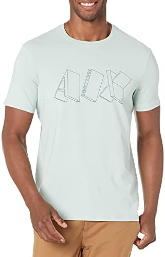 A|X ARMANI EXCHANGE Men’s 3D Illusion Logo T-Shirt