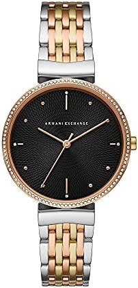 Armani Exchange Women’s Three-Hand Watch With Leather Band or Bracelet
