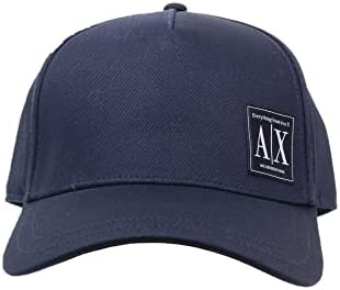 A|X ARMANI EXCHANGE Men’s Logo Patch Baseball Hat