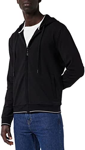 A|X ARMANI EXCHANGE Men’s Logo Zipper Full Zip Hooded Sweatshirt