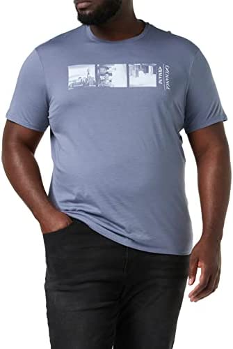 A|X ARMANI EXCHANGE Men’s New York City 3-Graphic Logo T-Shirt