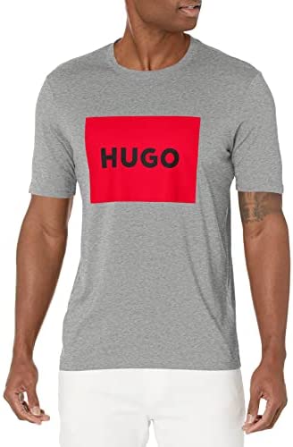HUGO by Hugo Boss Men’s Big Square Logo Short Sleeve T-Shirt