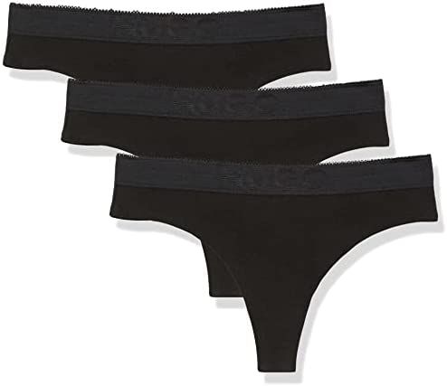 Hugo Boss Women’s 3-Pack Tonal Logo Cotton Stretch Thongs