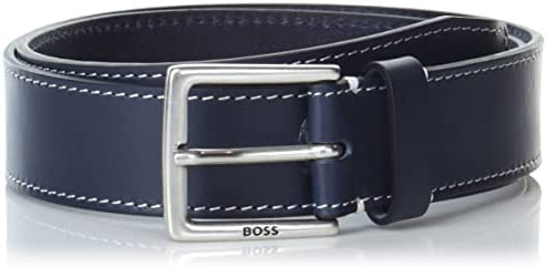 Hugo Boss Men’s Contrast Stitch Smooth Leather Belt
