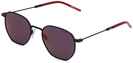 Hugo Boss sunglasses (HG-1060-S BLXAO) Matt Black – Metalic Red – Grey with Petr…