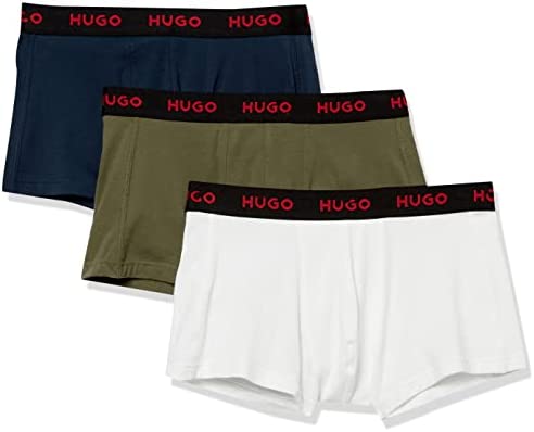Hugo Boss Men’s Hugo 3 Pack Stretch Cotton Trunk