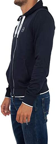 A|X Armani Exchange Men’s Basic Zip Up Hoodie with Chest Logo