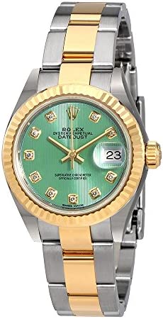 Rolex Lady Datejust Mint Green Diamond Dial Automatic Watch 279173GNDO