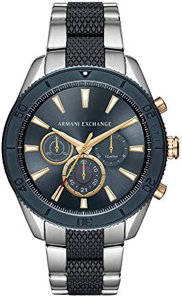 Armani Exchange Men’s AX1815 Analog Display Analog Quartz Blue Watch