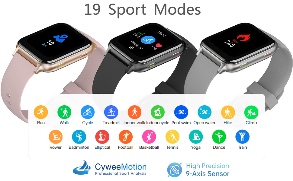 19 sport modes
