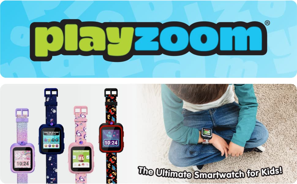 Playzoom Kids Smartwatch, Learning Watch, Fun Games, Music, Camera, Video, STEM Learning, Toy, Time