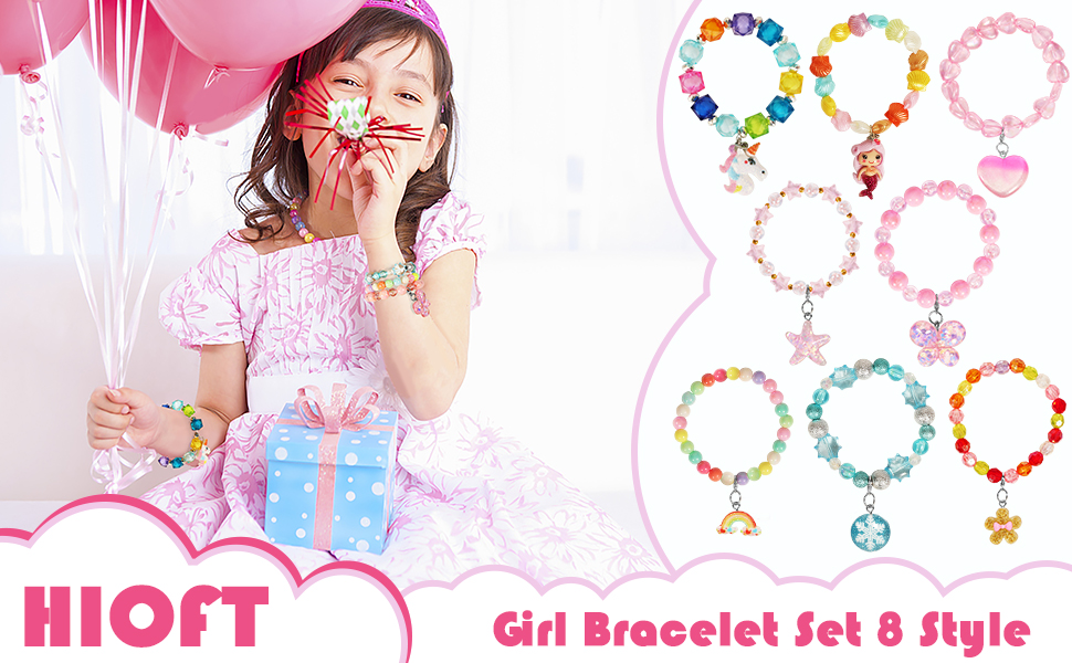 HIFOT Braccialetti per bambini 8 pezzi