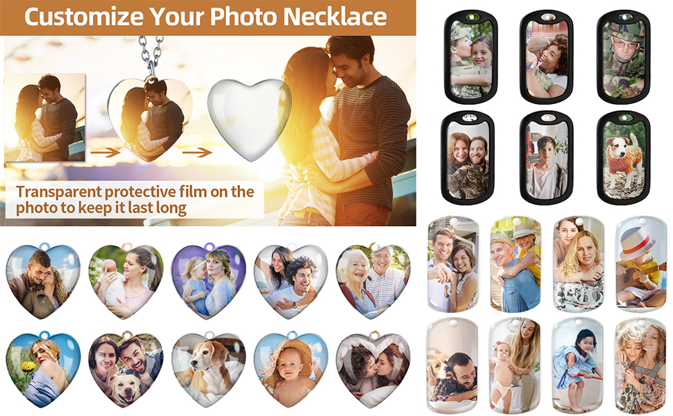 photo necklace collection