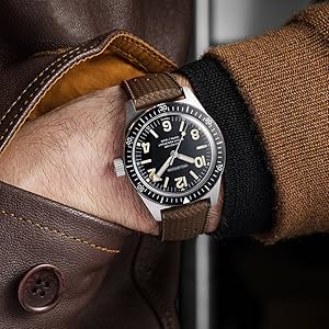 Tropicale Stile Cinturino Orologio FKM Sgancio Rapido Gomma Fluorurata 20mm 22mm