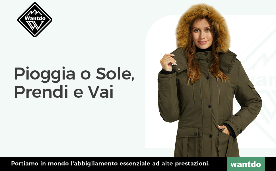 il parka è un cappotto invernale con cappuccio