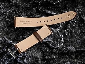 BSIONSTRAP Cinturini per Orologi da Uomo, Pelle Italiana