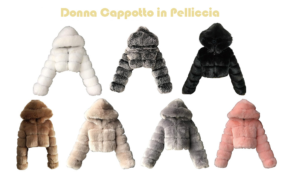 Donna Cappotto in Pelliccia