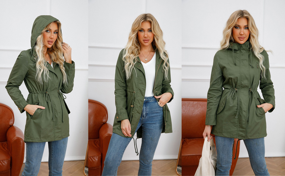coulisse  primavera autunno  cappotto casual felpe
