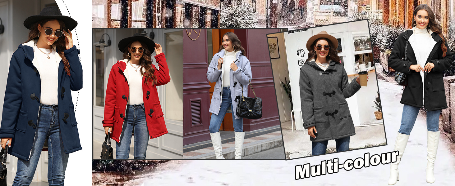 Vancavoo Cappotto Donna Invernale 