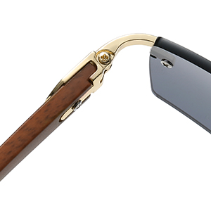 gli occhiali da sole [unused0] sono realizzati in metallo